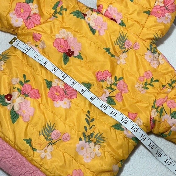 Disney Floral Minnie Mouse Reversible Puffer Jacket - Picture 8 of 15